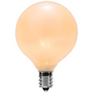 G50 Triple Dipped Transparent Pearl White, 7 Watt Replacement Bulbs