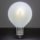 G50 Cool White Glass FlexFilament&reg LED Edison Bulb, Satin