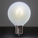 G50 Cool White Glass FlexFilament&reg LED Edison Bulb, Satin