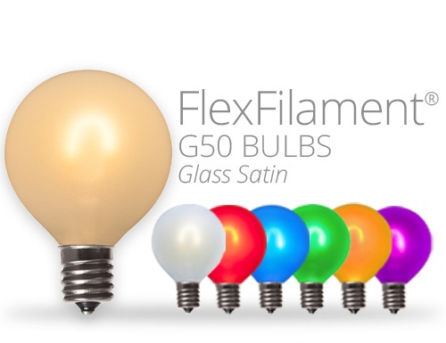 FlexFilament G50 Light Bulbs