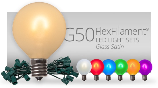 G50 Satin FlexFilament Light Sets