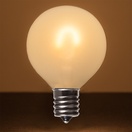 G50 Warm White Glass FlexFilament&reg LED Edison Bulb, Satin, E17 Base