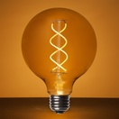 G95 Warm White Glass FlexFilament&reg LED Edison Bulb Globe Light Bulb Antiqued