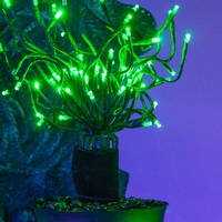 Green Halloween Lighted Branches