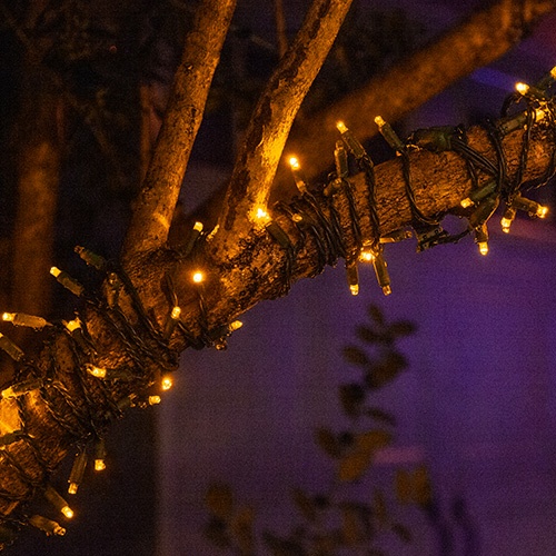 LED Halloween Mini Lights Tree Wrap
