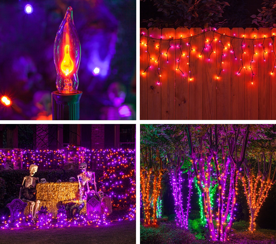 Orange Halloween Lights