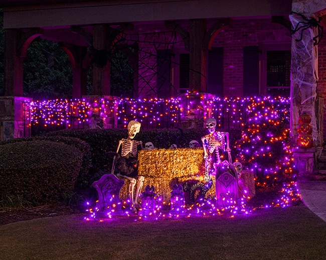 Purple Halloween Lights
