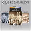 70 M5 Warm White Twinkle LED Icicle Lights