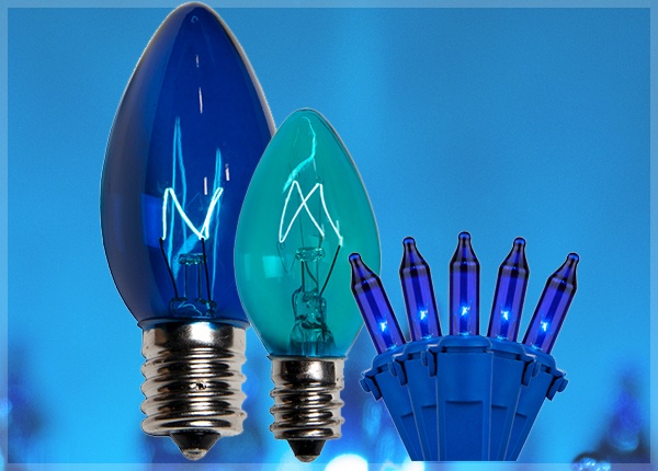 Blue Incandescent Light Types