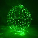 Green LED, Commercial Mega Sphere Christmas Light Ball, Fold Flat