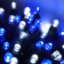 5mm Blue, Cool White LED Christmas Lights, Commercial