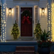 StretchNet Pro&reg 20" x 45" Column Wrap Lights, 5mm LED, 50 Warm White Lights, White Wire