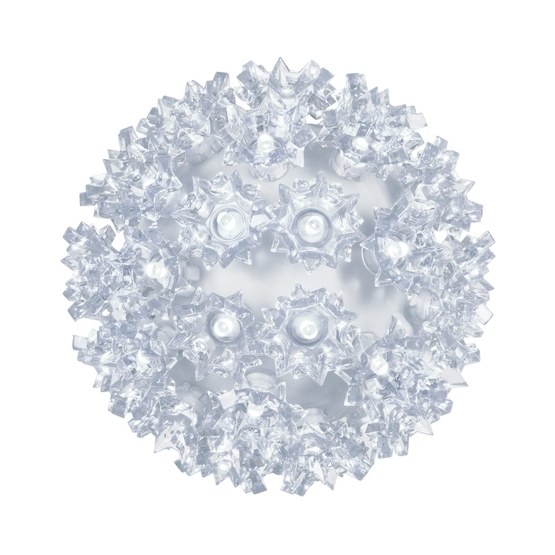 6" Cool White 5mm LED Starlight Sphere, 70 Lights