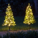 Winchester Fir Prelit Warm White LED Walkway Tree