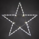 LED 5 Point Folding Star, Cool White Lights 