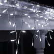 70 LED Icicle Lights, Cool White M5 Bulbs