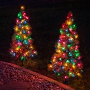 Winchester Fir Prelit Multicolor Incandescent Walkway Tree