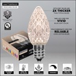 C7 Warm White OptiCore LED Christmas Light Bulbs, Box of 25