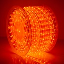 Orange Rope Light, 2 Wire 1/2", 120 Volt