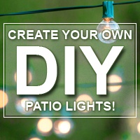 Create your own patio lights!