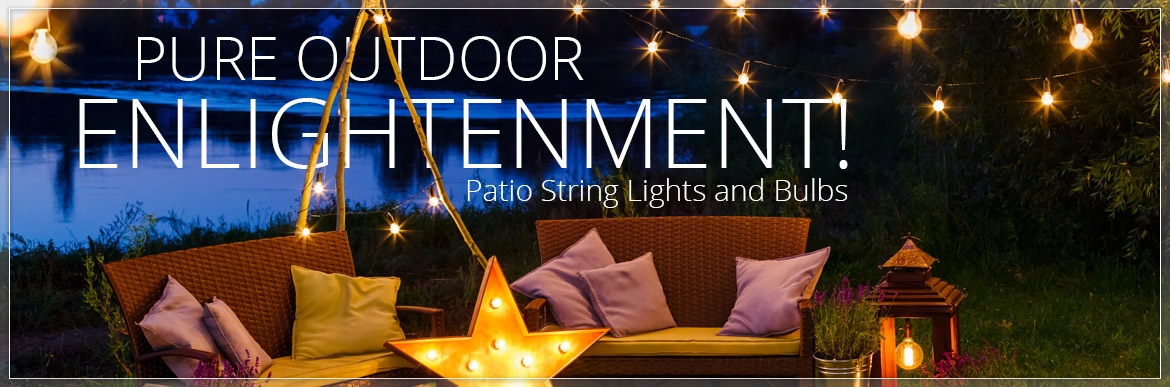 Patio String Lights and Bulbs