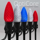 C9 Red / White / Blue OptiCore&reg LED Pathway Lights, 5" PathPRO TM Stakes