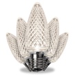 Kringle Traditions TM C9 120V Dimmable Pure White LED Christmas Light Bulbs
