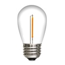 S14 Warm White Shatterproof LED Filament Edison Bulb, 5-Pack