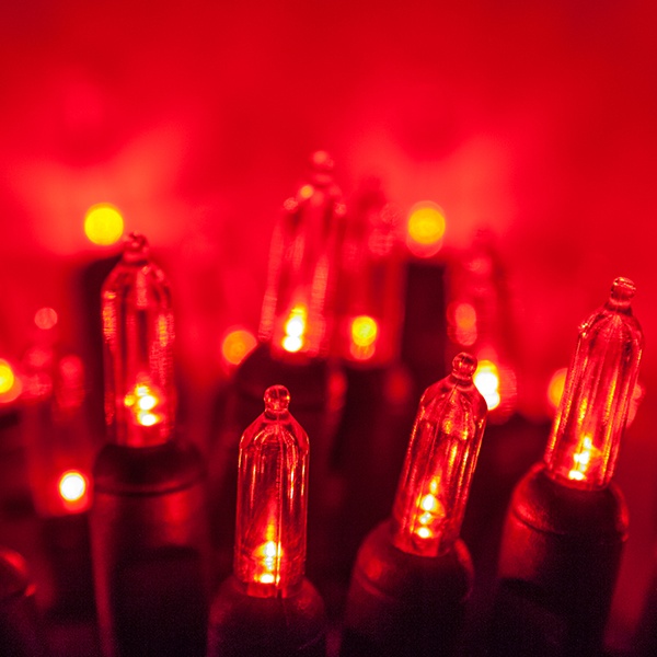 Red Halloween Lights