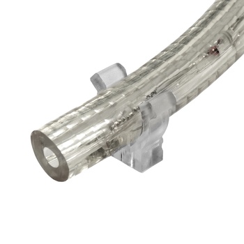 Mounting clips keep rope light in place