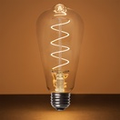 ST64 Warm White Glass FlexFilament&reg LED Edison Bulb