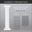 StretchNet Pro&reg 20" x 45" Column Wrap Lights, 5mm LED, 50 Warm White Lights, White Wire