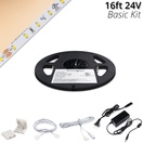 Basic 24V LED Strip Light Kit, Champagne Warm White