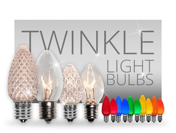 Twinkle C7 C9 Christmas Light Bulbs