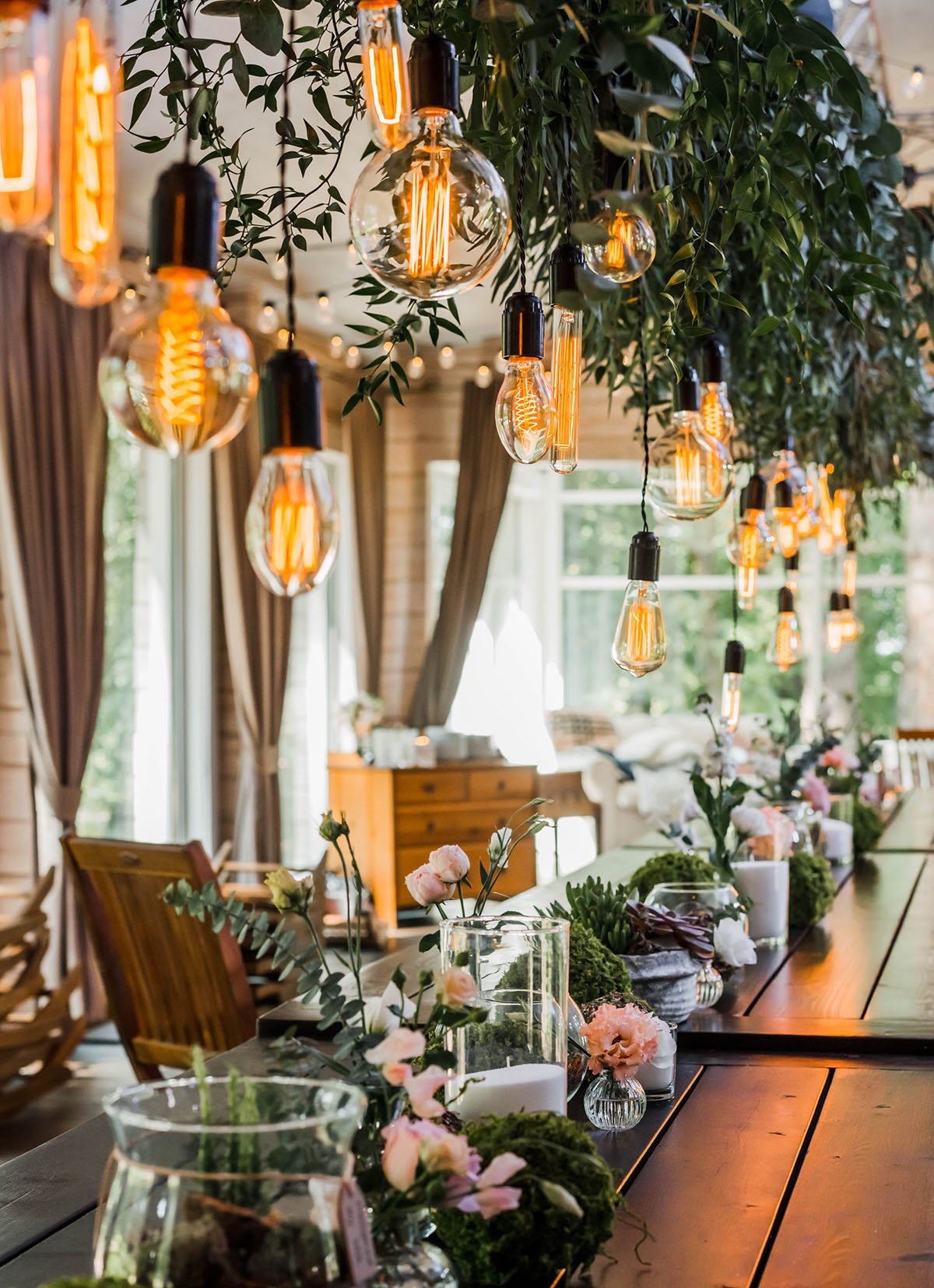 Vintage Style Edison Bulb Wedding Lights