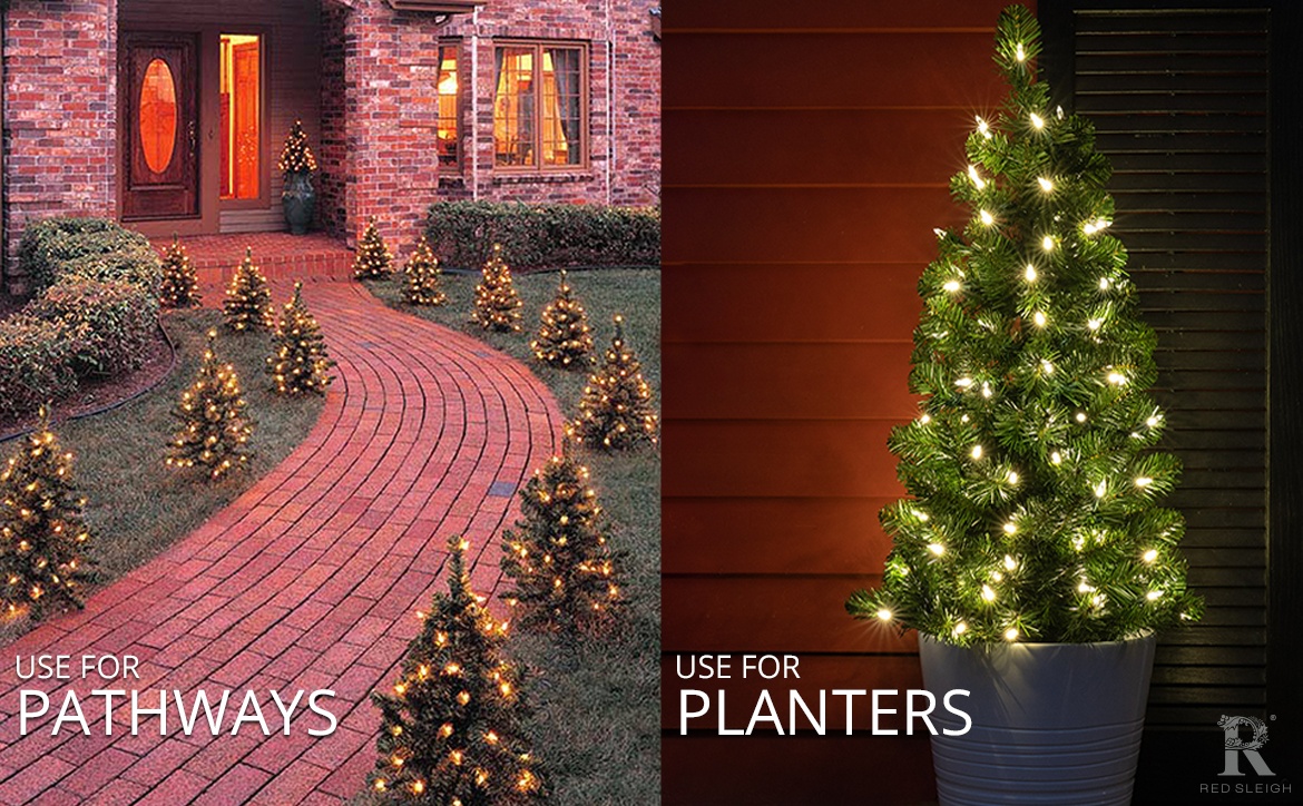 Pathway Trees Pathways and Planters
