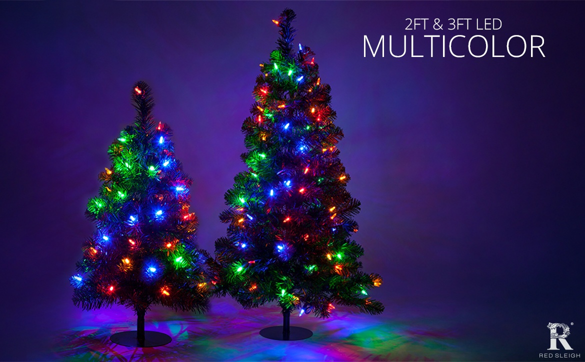 walkway christmas tree pathway lights multicolor