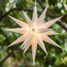 14" White LED Moravian Star