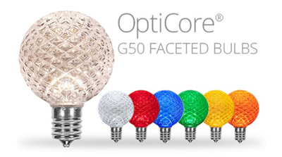 OptiCore G50 Faceted Bulbs