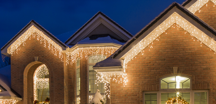 Classic and beautiful, icicle lights are a popular choice for Christmas and holiday lighting.