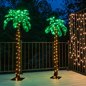 Straight Palm Tree Deck